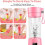 Portable Blender Mini Blender for Shakes and Smoothies with 6 Blades 3