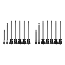 5Pcs Resin Mixer Paddles with 2 Extension Rods,Epoxy Mixer Attachment