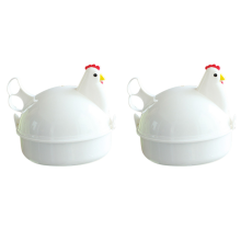 Chicken Shaped Microwave Eggs Boiler Cooker Kitchen Appliances