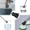 5Pcs Resin Mixer Paddles with 2 Extension Rods,Epoxy Mixer Attachment 5