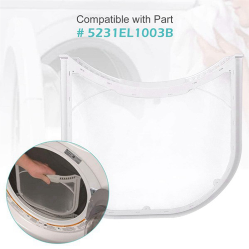 1Pcs 5231EL1003B Dryer Lint Filter Screen with Felt Rim Seal 2
