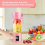Portable Blender Mini Blender for Shakes and Smoothies with 6 Blades 4