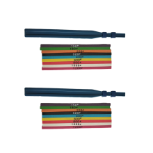 9 Pieces 100x4x1mm Fiber Ceramic Whetstone for Mold Polishing