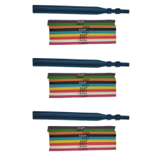 9 Pieces 100x4x1mm Fiber Ceramic Whetstone for Mold Polishing