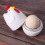 Chick-shaped 1 boiled egg steamer pestle kitchen gadgets 7