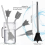 8 Pcs Resin Mixer Epoxy for Powerful Mixing Reusable Multipurpose 4