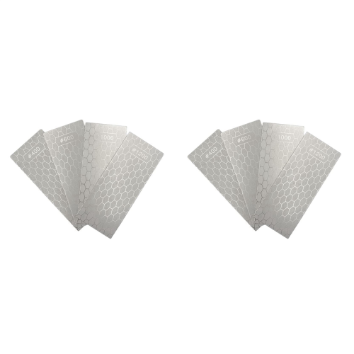 4Pcs Diamond Sharpening Stones,with Mat 400/600/1000/1200 for Kitchen