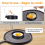 Round Egg Pancake Maker Mold,Non Stick Kitchen Tool for Shaping Eggs 4
