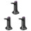 Electric Water Bottle Pump with Base USB Water Dispenser-Dark Gray 1
