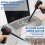 2X Computer Vacuum, Handheld Vacuum Cleaner Rechargeable 2