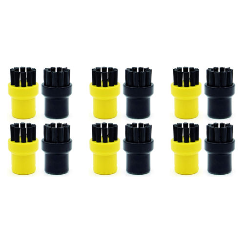 Round Brush Set [4 Pieces] for Steam Cleaner Accessories