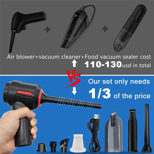 2X Computer Vacuum, Handheld Vacuum Cleaner Rechargeable 2