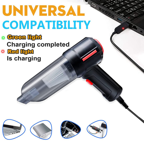 Rechargeable Mini Vacuum Cleaner, 6000 PA, for Computer, Keyboard 2