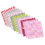 Fabric Patchwork Craft Batiks Mixed Squares Bundle,10 x 10cm, 50-Pack 5