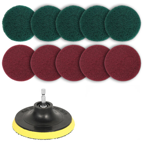 11Pcs Power Scrubber Brush Set Polishing Pad for Drill Cleaning Tool 1