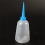 250ml Clear White Blue Plastic Liquid Glue Applicator Bottle 3