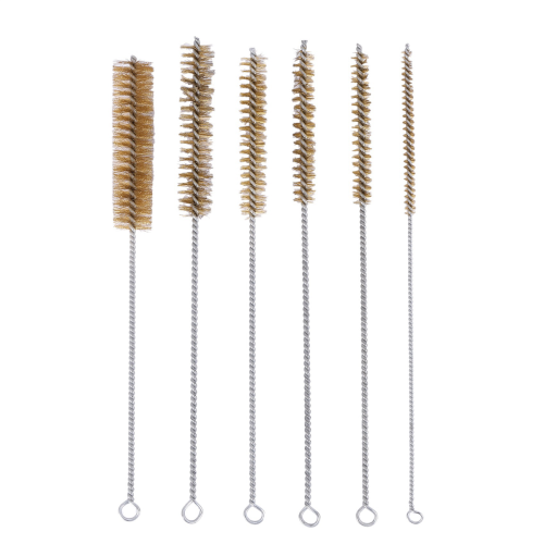 6 Pcs Brass Tube Cleaning Brush Wire Brush Set 2