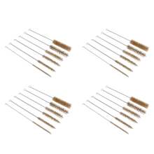 6 Pcs Brass Tube Cleaning Brush Wire Brush Set