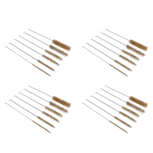 6 Pcs Brass Tube Cleaning Brush Wire Brush Set