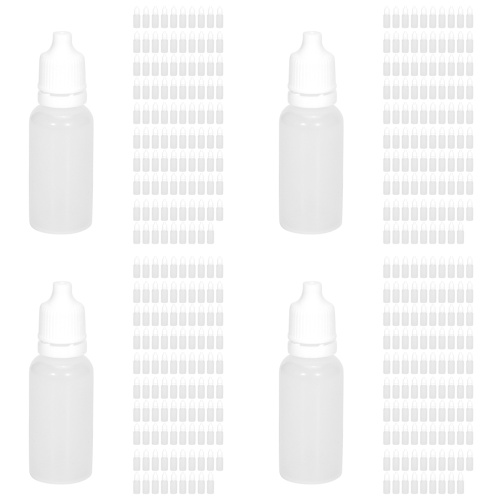 100PCS 15Ml Squeezable Dropper Bottles Eye Liquid Dropper Refillable