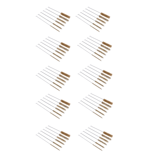 6 Pcs Brass Tube Cleaning Brush Wire Brush Set