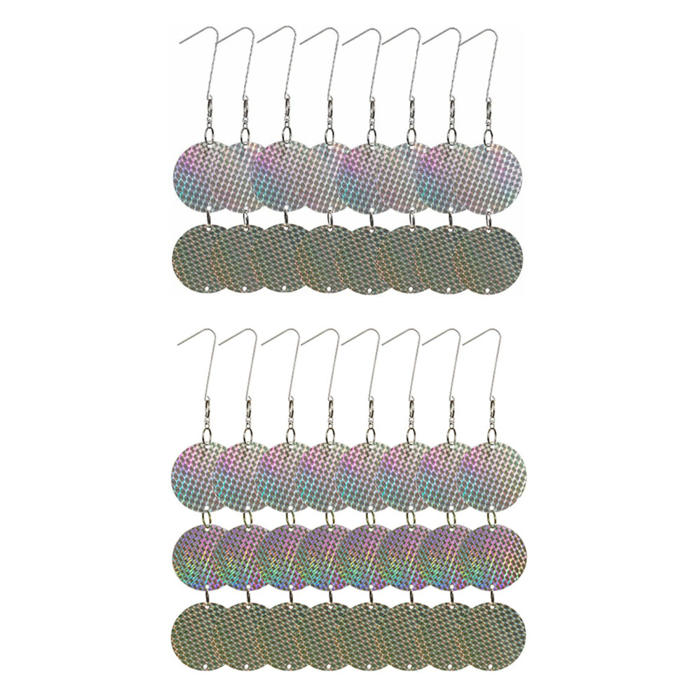 24PCS/Set Bird Repellent Discs Reflective Hanging Device to Keep-image-OPC-PJ8ZXNQ-NEW