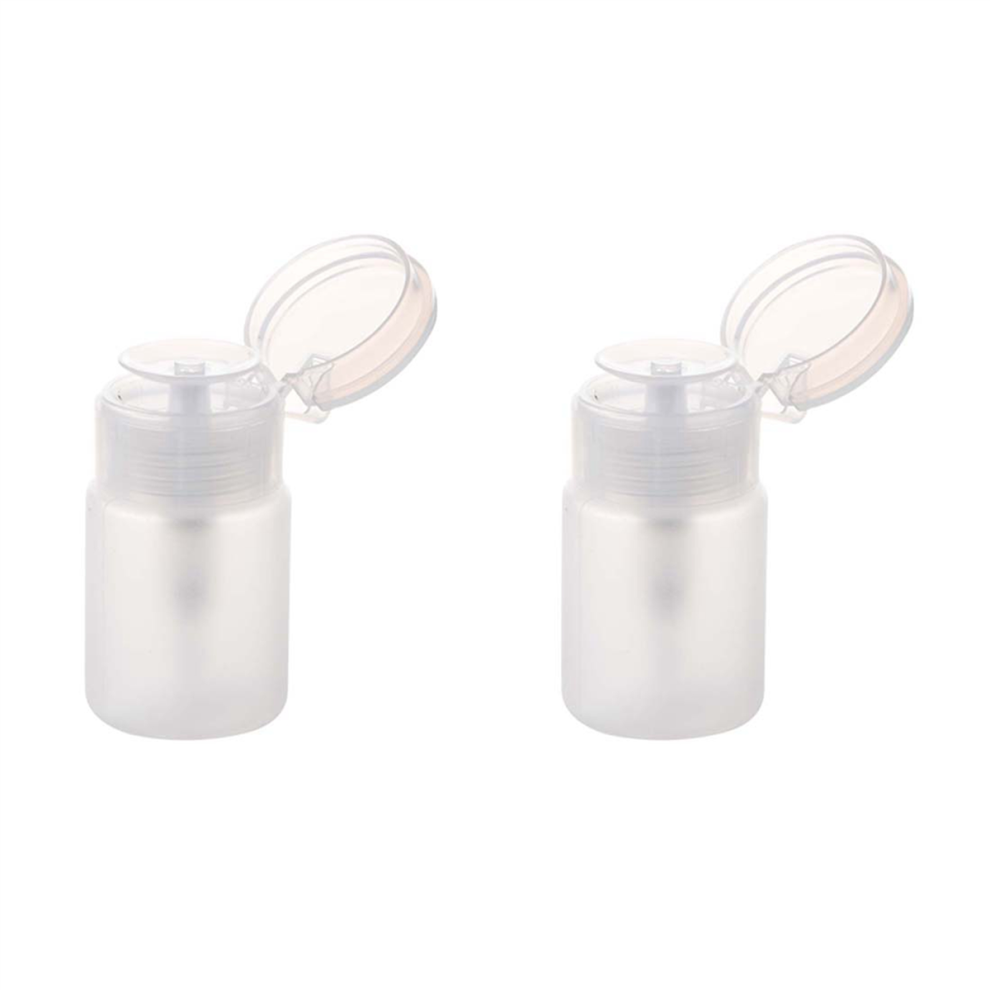 70ml Nail Art Makeup Polish Plastic Pump Dispenser Bottle Remover