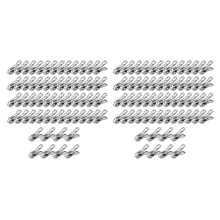 60 PCS Greenhouse Clamps Made of Stainless Steel for Netting,Garden