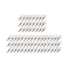 24 Pcs Stainless Steel Wire Clip, Multi-Function Clip, Utility Clip