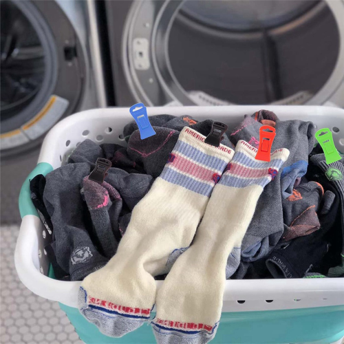 60 Sock Clips for Washing Machine and Dryer, Sock Clips 1