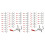 25x Single Pegboard Hooks 50mm Wall Retail Display Shop Peg Fits 25mm 1