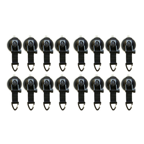 8Pcs Suction Cup Anchor Securing Hook Tie Down,Camping Tarp As Awning
