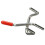 25x Single Pegboard Hooks 50mm Wall Retail Display Shop Peg Fits 25mm 3