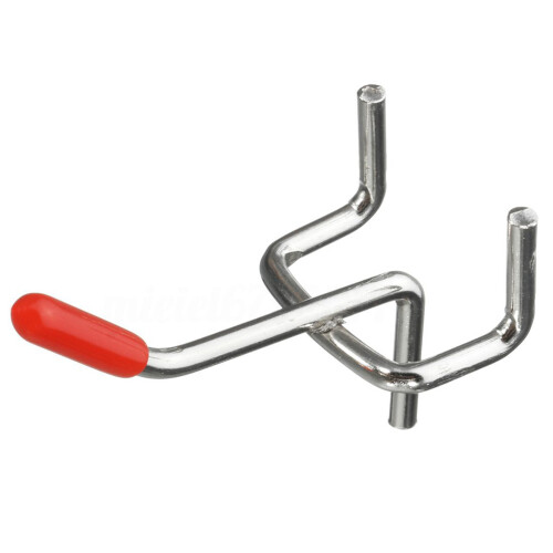 25x Single Pegboard Hooks 50mm Wall Retail Display Shop Peg Fits 25mm 1