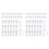 105 Pack Picture Hangers Clock Wedding Photos Hanging Hardware Kit 1