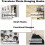 105 Pack Picture Hangers Clock Wedding Photos Hanging Hardware Kit 5