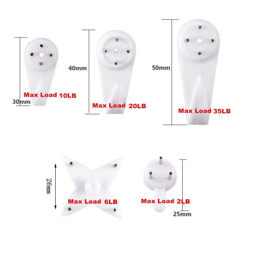 105 Pack Picture Hangers Clock Wedding Photos Hanging Hardware Kit 1
