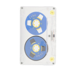 Audible Cassette Tape mit transparentem Case 60 Minuten Kapazität Blank Cassette für Musik Voice Recording