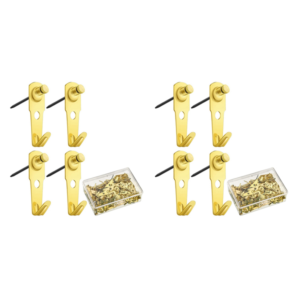 60 Pcs 30 Lb Photo Frame Hanger Hooks Picture Nails For Hanging Clock 4711671275142
