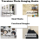 105 Pack Picture Hangers Clock Wedding Photos Hanging Hardware Kit 6