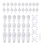 105 Pack Picture Hangers Clock Wedding Photos Hanging Hardware Kit 2