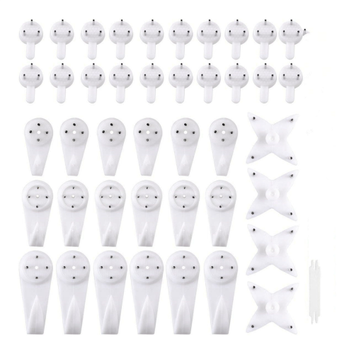 105 Pack Picture Hangers Clock Wedding Photos Hanging Hardware Kit 1