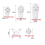 105 Pack Picture Hangers Clock Wedding Photos Hanging Hardware Kit 3