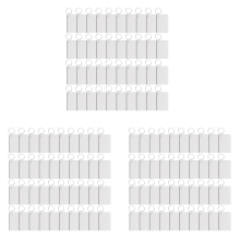 40 Pack Sublimation Keychain Blank Double Sided Heat Transfer Blank
