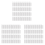 40 Pack Sublimation Keychain Blank Double Sided Heat Transfer Blank 1