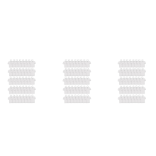 40Pcs Sublimation Keychain Blanks MDF Double Sided Heat Transfer, A