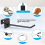 48 Pcs Gridwall Hooks 4 Inch Panel Hanger Square Tube Hooks 6