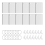 40 Pack Sublimation Keychain Blank Double Sided Heat Transfer Blank 3