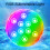 Lumière LED submersible RGB avec télécommande IP68 3xAAA 8