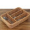 2X Kitchen Cutlery Storage Basket 4 Compartments Rattan Storage Tray 7